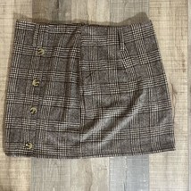 Shein Curve Size 0XL (12) Plaid Pleated Mini Skirt - £15.63 GBP