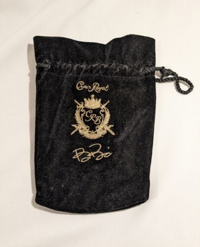 Crown Royal Black Velvet Big Boi Bag Gold Embroidery Drawstring No Bottle - £23.29 GBP