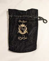 Crown Royal Black Velvet Big Boi Bag Gold Embroidery Drawstring No Bottle - £23.34 GBP