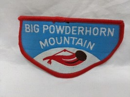 Vintage 1970s Michigan Ski Resort Embroidered Iron On Patch 3 1-2&quot; - $19.79