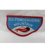 Vintage 1970s Michigan Ski Resort Embroidered Iron On Patch 3 1-2&quot; - £15.56 GBP