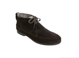 Salvatore Ferragamo World Men Brown Suede Chukka Desert boots Size 9.5  - $143.55