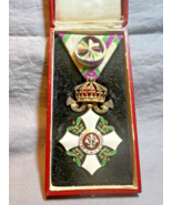 BULGARIAN KING BORIS III 4th CL OFFICER&#39;S ENAMELED ORDER OF CIVIL MERIT ... - €326,27 EUR