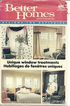 Butterick Sewing Pattern 487 Window Treatments Topper Valance Curtain Swag New - £3.98 GBP