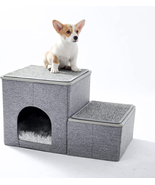 Dog Stairs for High Beds, Small Dogs Pet Steps Stool to Get on Bed, Cat ... - £45.99 GBP