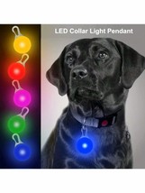 Bright Led Collar Light Pendant With Hook &amp; Loop Fastener And Insulating... - £3.55 GBP