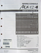 Yamaha MX12/4 Mixing Console Mixer Original Service Manual, Schematics Book - $49.49