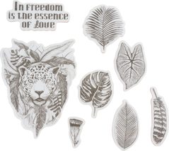 STAMPERIA INTER, KFT Stamperia Cling Rubber Stamp 5.5&quot;X7&quot;-Jaguar, Amazonia, 14 x - £14.95 GBP