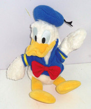 Walt Disney World Donald Duck Plush Toy w/Tags Blue Sweater Red Bow Tie ... - $14.95