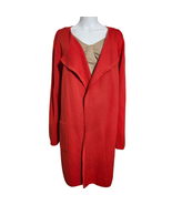 J. Crew 365 Women&#39;s Red XXL Juliette Sweater Cardigan Merino Wool Blend - $52.58