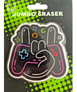 U Style Jumbo Eraser Gamer eco-friendly Game Controller. (3in X 3in x 1/... - £8.02 GBP