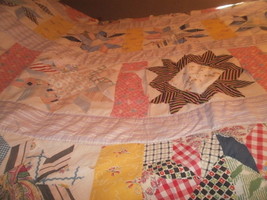 Large Antique Quilt , needs to be mended , 89 &quot; x 148&quot;  - $2,766.57 MXN