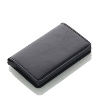 Cizicoco Antitheft Men Vintage Credit Card Holder Blocking Wallet Leather Unisex - £19.35 GBP