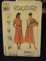Simplicity 9199 Misses Skirt, Blouse & Scarf Pattern - Size 6-14 - $8.27