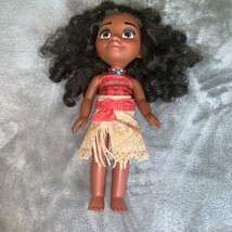 Disney Moana 13 inch Island Girl Doll by Jakks Pacific Synthetic Hair EUC - £17.30 GBP