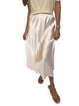 Rose &amp; Crown satin skirt in Cream - £74.00 GBP