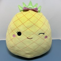 Squishmallow 16&quot; Large Maui The Pineapple Plush Large Nice Condition Winks! - $22.80