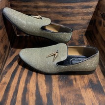 Giorgio Brutini signature Men&#39;s gold Sparkle Loafers - Size 8.5M - $589.39 MXN