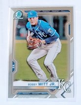 2021 Bowman Chrome Bobby Witt Jr Prospect Baseball Trading Card SMCB1 - £7.88 GBP