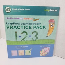 Leap Frog Learning Paper Practice Pack Learn To Write Numbers Leap Reader New - £11.40 GBP