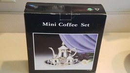 Silver Plated Mini Coffee Set Item #DC-3086 (NEW) - £23.49 GBP