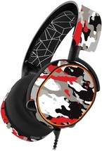 Mightyskins Skin Compatible With Steelseries Arctis 5 Gaming Headset - Red Camo - £35.96 GBP