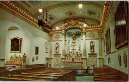 Notre Dame Des Victoires Interior of the Church Quebec Canada Postcard - £3.85 GBP