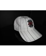 Fuente Fuente Opus X  White Pin Striped  Embroidered Baseball Cap NWTS - $1,719.06 MXN