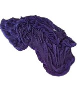 Lavello ~ PURPLE PLUM ~ Color on Color Striped ~ Sheer Neck Scarf  ~ 16&quot;... - $450.11 MXN