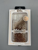 Case-Mate iPhone Waterfall Gold Glitter for iPhone X / XS Apple - £8.91 GBP