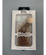 Case-Mate iPhone Waterfall Gold Glitter for iPhone X / XS Apple - £8.96 GBP