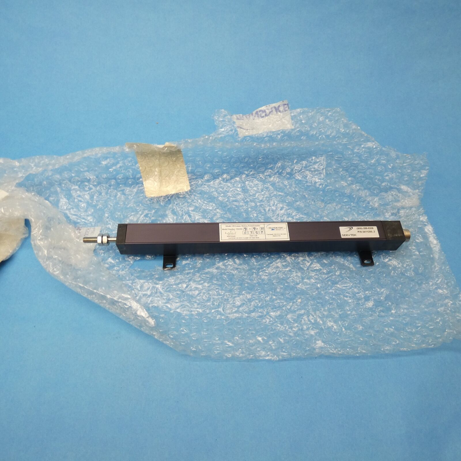 Servtek 5411250.2 Linear Transducer TD190-9-N-9K-H - $149.99
