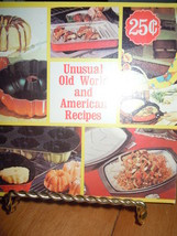 Vintage Unusual Old World and American Recipes Booklet - £3.15 GBP