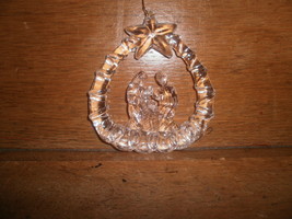 Clear Plastic  Holy Family Christmas Ornament - $2.73 CAD