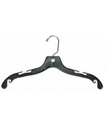 Only Hangers 17&quot; Black Plastic Medium Weight Hangers -Box of 100 - $77.14 CAD