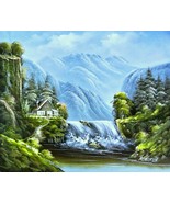 R.Boren-&quot;Majestic View&quot;-Original Oil Painting/Canvas, Hand Signed by the... - £100.86 GBP