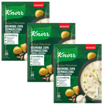 KNORR Instant soup CREAM of POTATOES 3 pc./6 servings powder packets FRE... - $13.85
