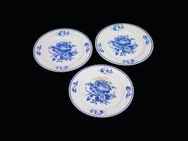 Three Booth&#39;s Carnation dessert, pie plates. Silicon China made England. Flaws. - £33.99 GBP