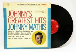 VINTAGE Johnny Mathis Greatest Hits LP Vinyl Record Album CS 8634 - £15.77 GBP
