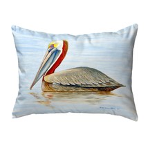 Betsy Drake Summer Pelican No Cord Pillow 16x20 - £42.89 GBP