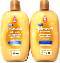 2 Johnson&#39;s Baby Wash No Tears Vanilla Oatmeal Enriched With Baby Lotion... - £23.44 GBP