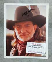 Willie Nelson Hand Signed Autograph 8x10 Photo COA + JSA - £373.75 GBP