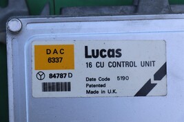 1991 Jaguar XJS V12 ECU ECM PCM Engine Computer Control Module DAC-6337, 84787AD image 3