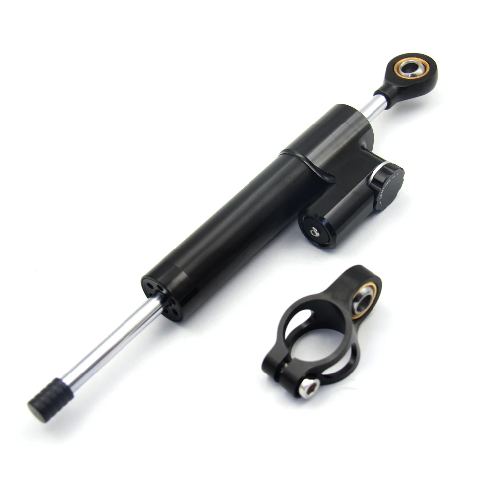 Motorcycles CNC Aluminum Adjustable Steering Stabilize Damper cket Mount Kit   Y - £544.06 GBP