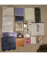 Large Lot Misc Crafts Lamination Sheets Stamps Stencils Ink Ruler Liquid... - $71.54 CAD