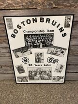 Boston Bruins 1970 Stanley Cup Championship Team - 20 Years Later Photo ... - $49.40