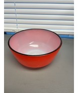 Red Fire King Bowl Cereal Mixing Bowl Red - £7.65 GBP