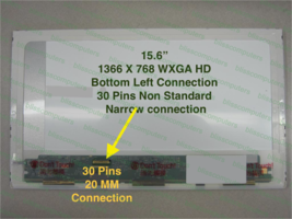 N156BGE-E11 15.6&quot; Ultra Slim E Dp Panel Wxga Hd Led Glossy Lcd 30 Pin REV.C1 - £65.48 GBP