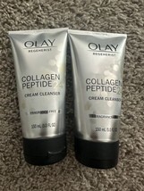 Olay Regenerist Collagen PEPTIDE24 Cream Cleanser - 5 Oz FRAGRANCE-FREE-(2-PK) - £9.74 GBP