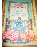 Vintage Knox Gelatine Deserts Salads Candies &amp; Frozen Dishes Recipe Book... - $10.99